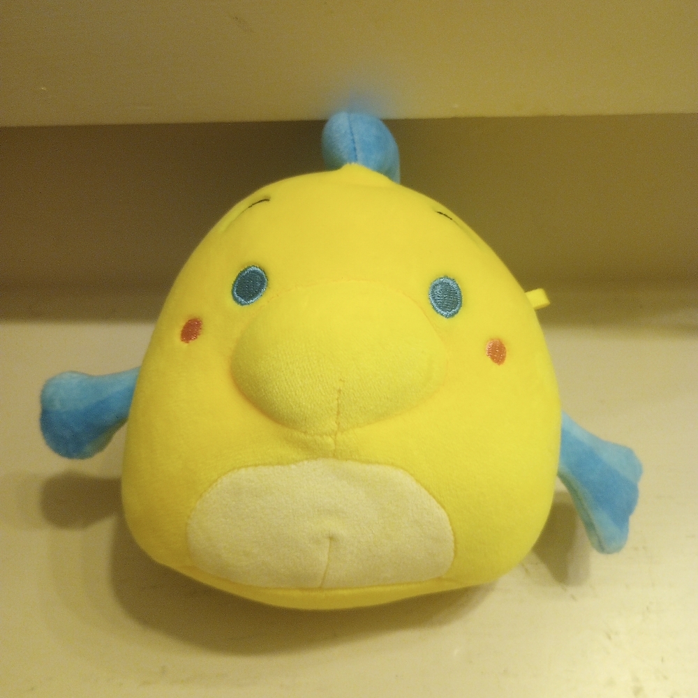 Disney And Squishmallows Collab Mini Flounder Plush - Picture 2 of 6